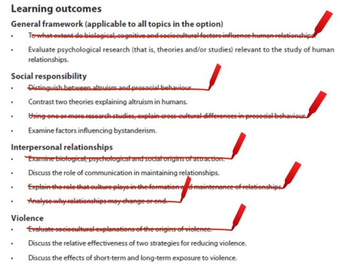 Ib psychology paper 2 sample answers