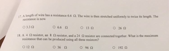 A wire with a resistance of 6.0 ohm is drawn