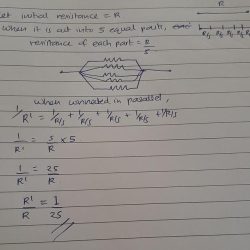 A wire with a resistance of 6.0 ohm is drawn