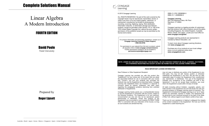 Linear algebra david poole 4th edition