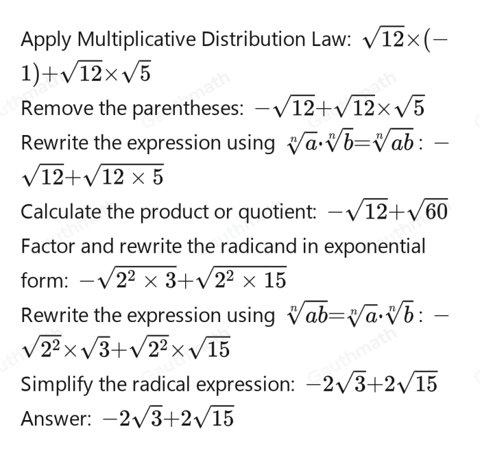 Expressions algebraic simplifying algebra expression equations combining radical rational fractions solver distributive exponents radicals