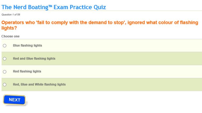 Alabama boating certification exam answers