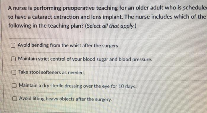 Preoperative assessment transitions nurse patient role