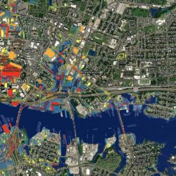 Gis geographic sensing mapping spatial layer layout sectionhiker analyze flood terrain